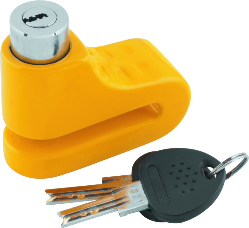 BKM132247-Bully Lock Disc Lock 5.5mm - Yellow-Security Locks-Bike Master