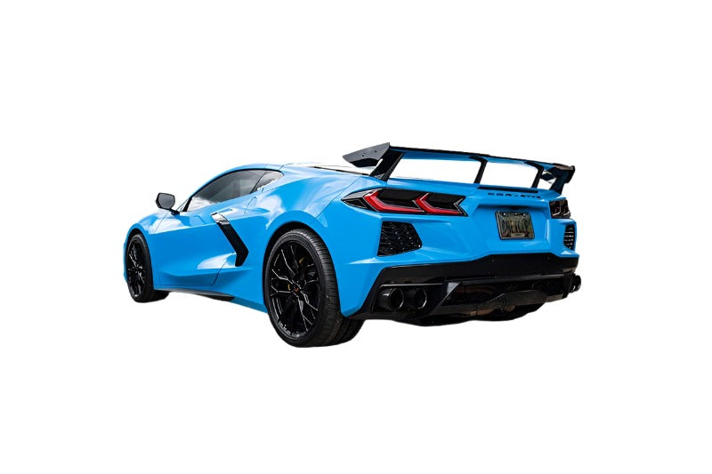 COR21109CFBLK-Corsa 20-23 Chevrolet Corvette C8 RWD 4.5in Carbon Fiber Black PVD Tip Kit (For Corsa Exhaust Only)-Tips-CORSA Performance