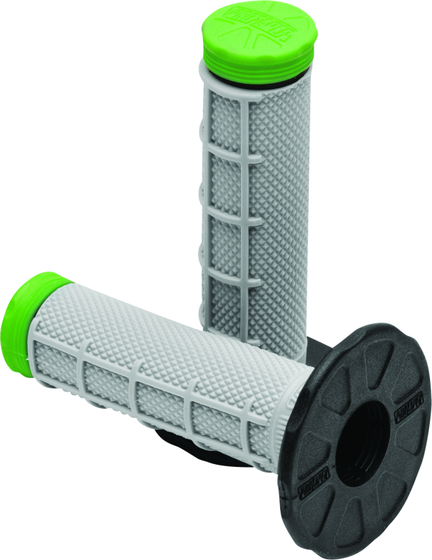 PTR024863-ProTaper Tri Density MX 1/2 Waffle Grips - Green-Grips-ProTaper