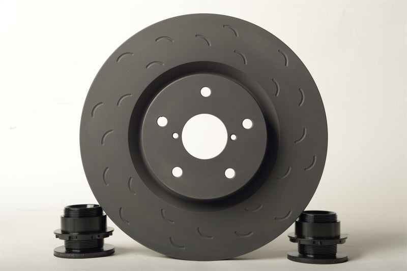 Hawk Talon 2009 Cadillac CTS V Brembo Caliper Slotted-Only Rear Brake Rotor Set-Brake Rotors - Slot & Drilled-Hawk Performance