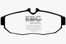 Load image into Gallery viewer, EBC 05-10 Ford Mustang 4.0 Bluestuff Rear Brake Pads-Brake Pads - Racing-EBC