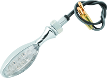 Load image into Gallery viewer, BKM266218-BikeMaster LED Torpedo Pair Chrome-Sidemarkers &amp; Indicators-Bike Master