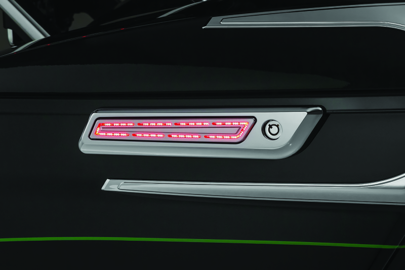 KUR5476-Kuryakyn LED Saddlebag Hinge Accents Chrome-Light Bars & Cubes-Kuryakyn