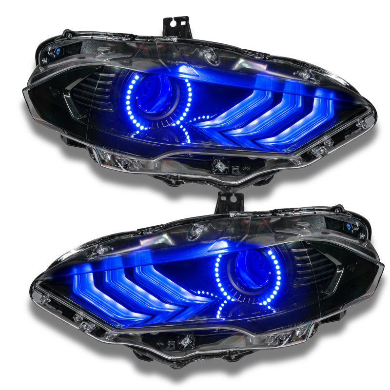 ORL1446-332-Oracle 18-21 Ford Mustang Dynamic DRL w/ Halo Kit & Sequential Turn Signal - ColorSHIFT SEE WARRANTY-Headlights-ORACLE Lighting