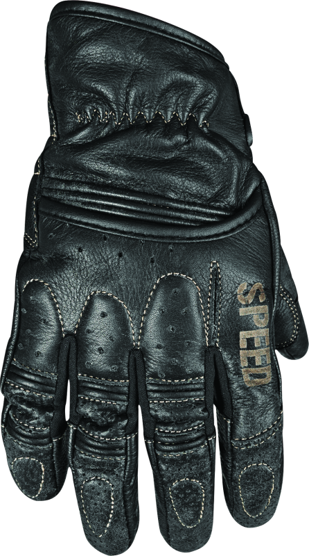 SAS878617-Speed and Strength Rust and Redemption Leather Gloves Black - Medium-Gloves-Speed and Strength