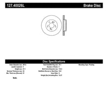 Load image into Gallery viewer, STO127.40026L-StopTech 97-01 Acura Integra Type R / 97-01 Honda CR-V Slotted &amp; Drilled Left Front Rotor-Brake Rotors - Slot &amp; Drilled-Stoptech