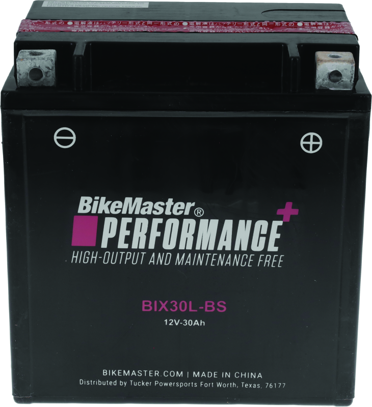 BKM781139-BikeMaster BIX30L-BS Battery-Batteries-Bike Master