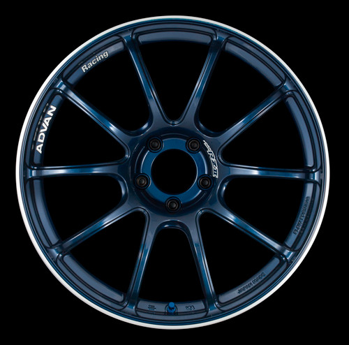 AVNYAZ8J45EE-Advan RZII 18x9.5 +45 5-114.3 Racing Indigo Blue Wheel-Wheels - Cast-Advan