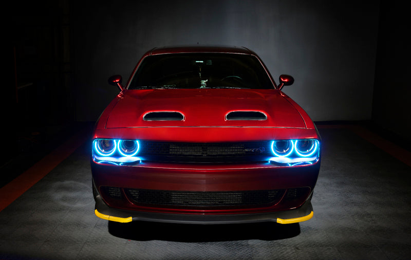Oracle 15-21 Dodge Challenger Dynamic Surface Mount Headlight Halo Kit - ColorSHIFT - Dynamic-Fog Lights-ORACLE Lighting