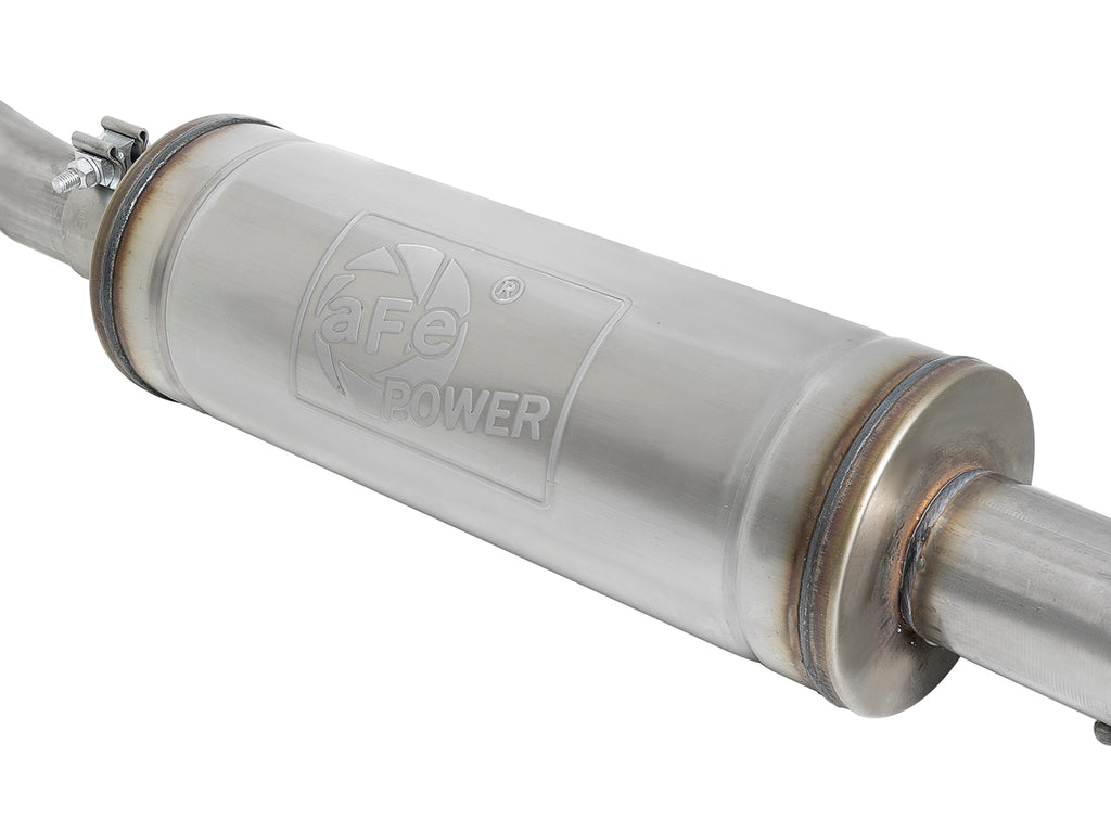 aFe aFe Rock Basher 3in 409 SS Cat-Back Turn-Down Exhaust 12-18 Jeep Wrangler (JK) V6 3.6L/ 07-11 3.8L