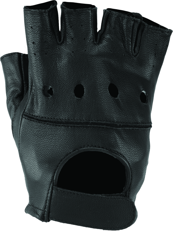 RIV094499-River Road Diamond Shorty Gloves Black Womens - XL-Gloves-River Road