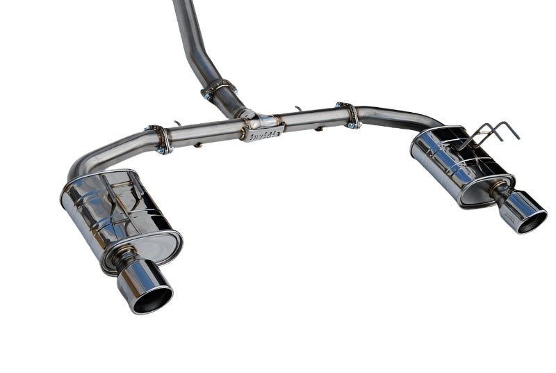 Invidia 2022+ Honda Civic Si (1.5T) 70mm Q300 Cat Back Exhaust - Rolled SS Tips-Catback-Invidia
