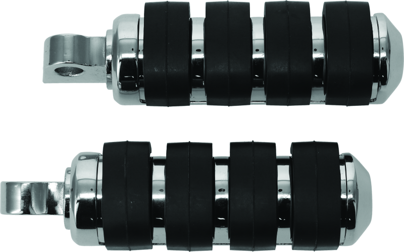 KUR8000-Kuryakyn ISO Peg Small With Male Adapter Chrome (Pair)-Footpegs-Kuryakyn