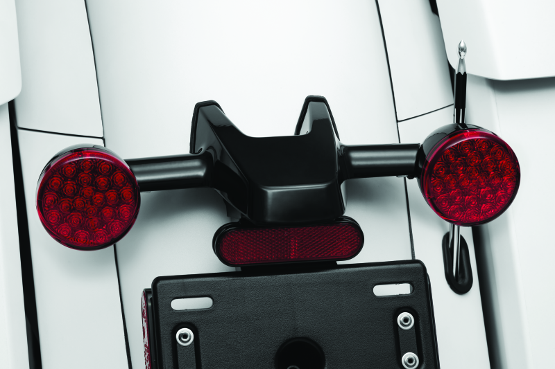 KUR2843-Kuryakyn Rear Atto Turn Signal Adapter Black-Light Accessories and Wiring-Kuryakyn