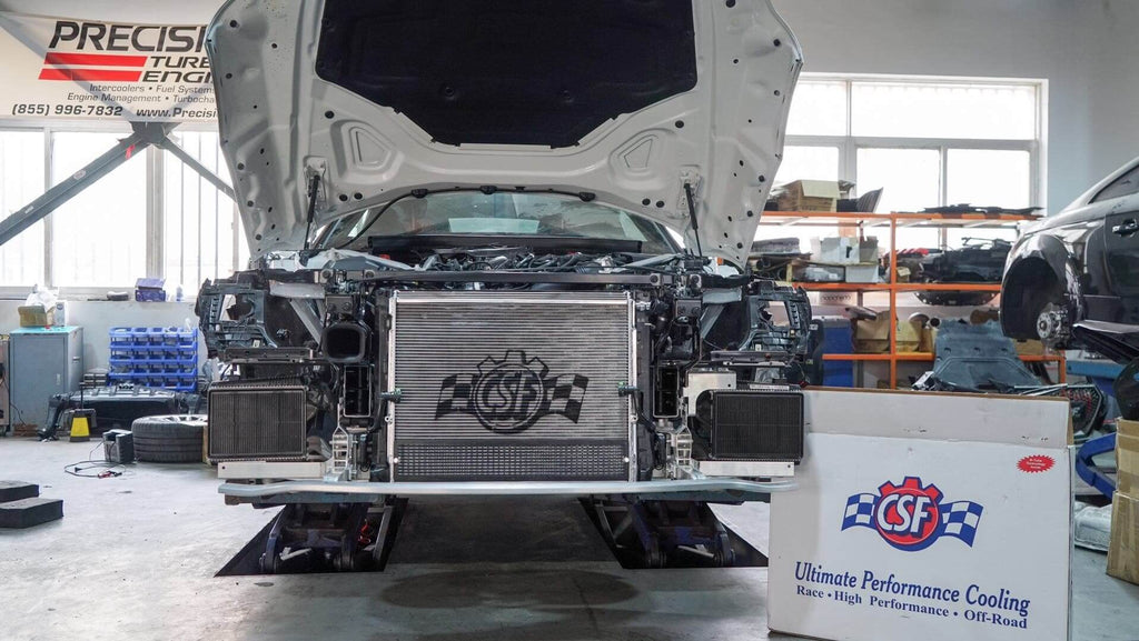 CSF’s new High-Performance Heat Exchanger for the A90/91 Supra, BMW Z29 Z4 (and other BMW G-Series models).