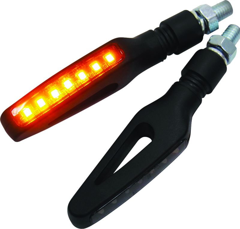 BKM266190-BikeMaster Hollow Sequential Turn Signal-Sidemarkers & Indicators-Bike Master