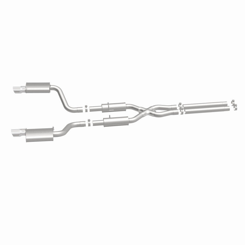 MagnaFlow 11-12 Dodge Charger SRT-8 Hemi Dual Split Rear Exit Stainless Cat-Back Performance Exhaust-Catback-Magnaflow