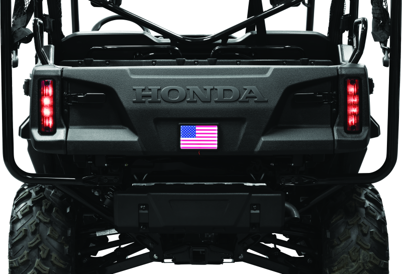 KUR2892-Kuryakyn Freedom Flag LED 4in X 6in Black-Brackets-Kuryakyn