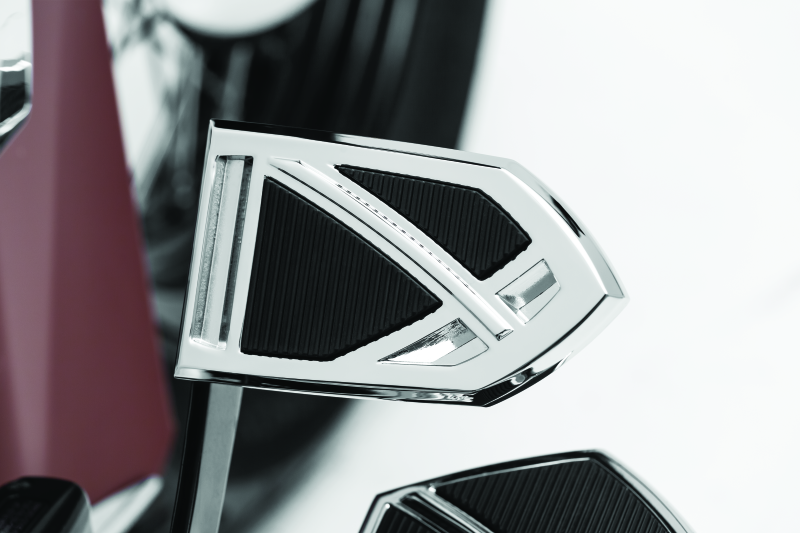 KUR5754-Kuryakyn Phantom Brake Pedal Pad For 18-Up FL Softails Chrome-Pedals-Kuryakyn