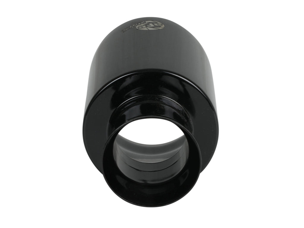 aFe aFe MACH Force-XP 4-1/2in Black OE Replacement Exhaust Tips - 15-19 Dodge Charger/Hellcat