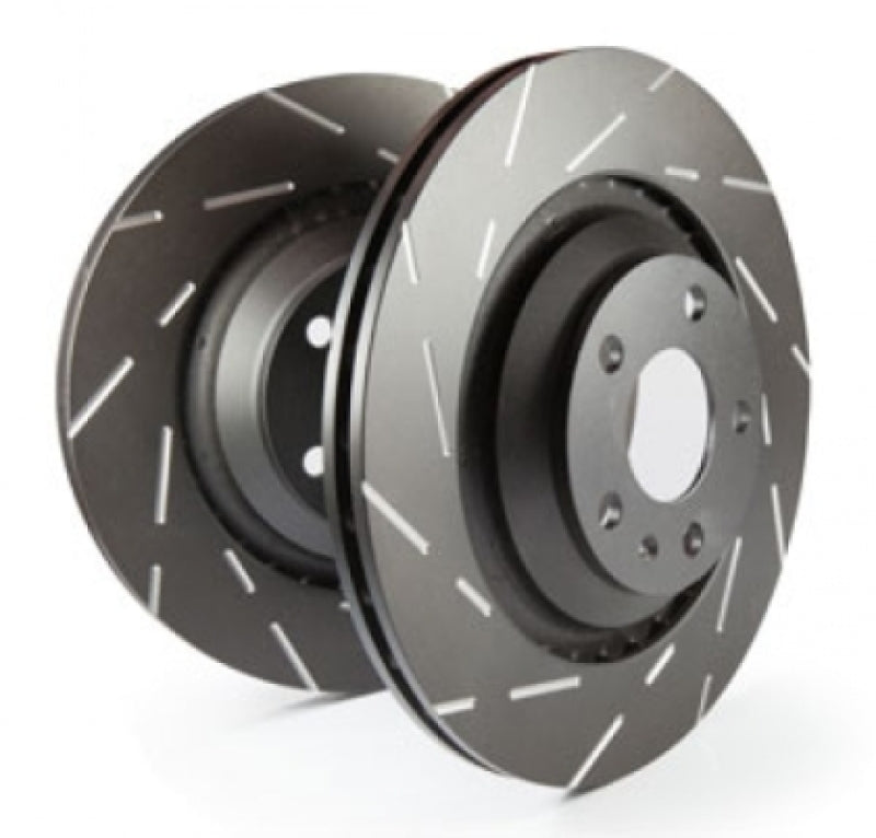 EBCUSR2163-EBC 17-22 Honda Civic Type-R (FK-8) USR Slotted Rear Rotors-Brake Rotors - Slotted-EBC