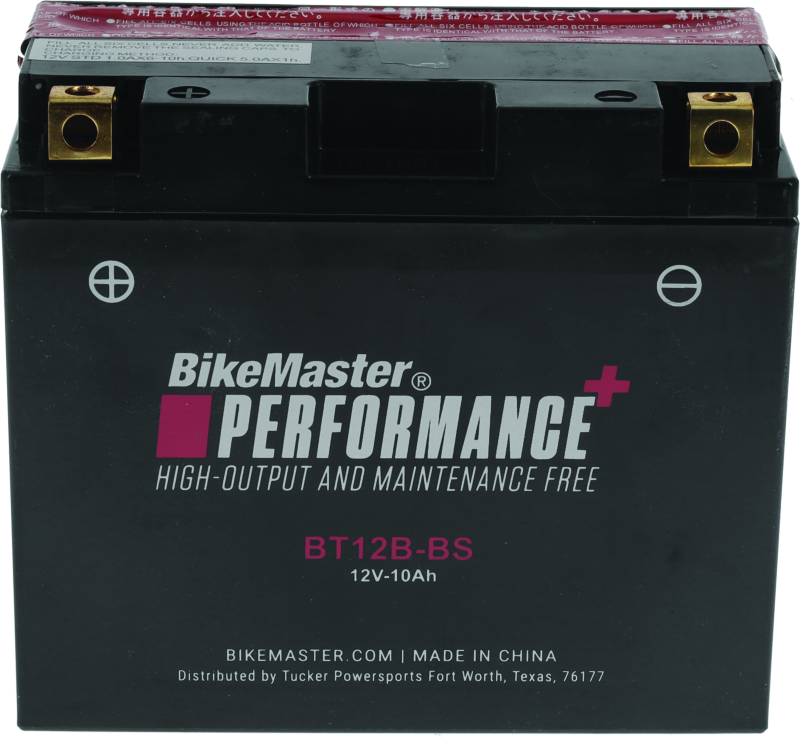BKM781310-BikeMaster BT12B-BS Battery-Batteries-Bike Master