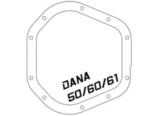 Load image into Gallery viewer, technical drawing of aFe 46-71100A Dana 60 front differential cover showing dimensions and design details Drawing