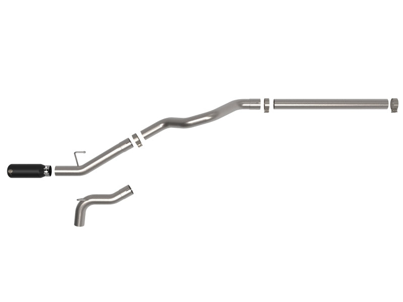 aFe 49-36502-B bolt-on exhaust upgrade for Sprinter van with mandrel-bent tubing and direct fit design