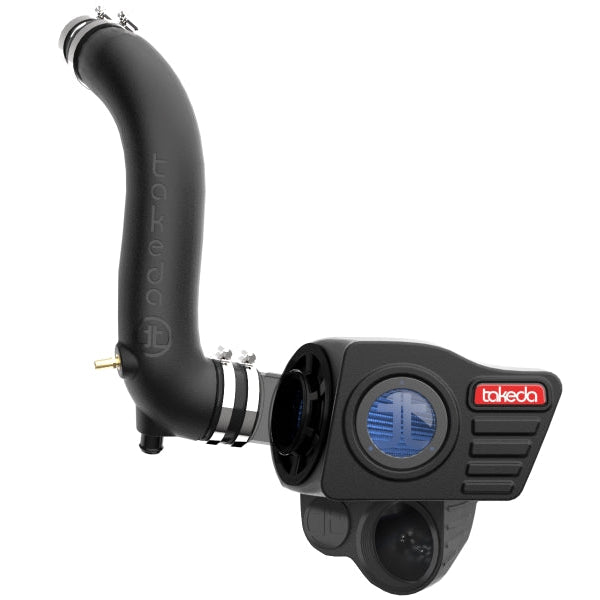 Alternate angle view of aFe Takeda Momentum cold air intake system for 2021-2024 Kia K5 1.6L Turbo