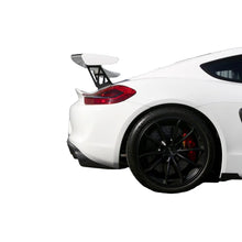 Load image into Gallery viewer, Close-up of APR billet aluminum pedestals and mounting hardware – Porsche 981 GT4