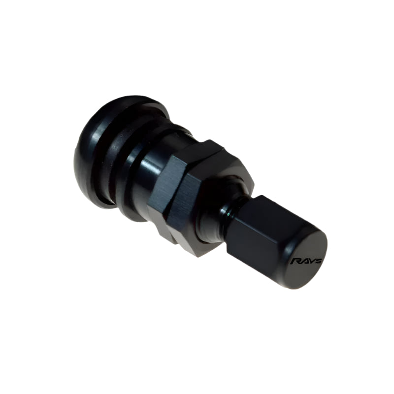 RAYW3LDVSB-Rays Volk Racing TE37/LE37T Valve Stem Number 49 - Black-Valve Stems-Rays