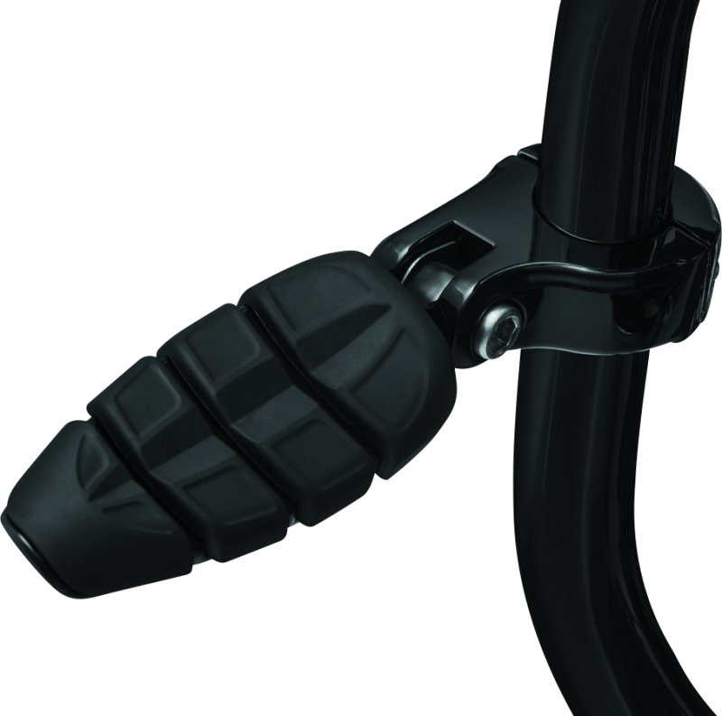 KUR7616-Kuryakyn Brute Highway Peg Mount Black-Footpegs-Kuryakyn