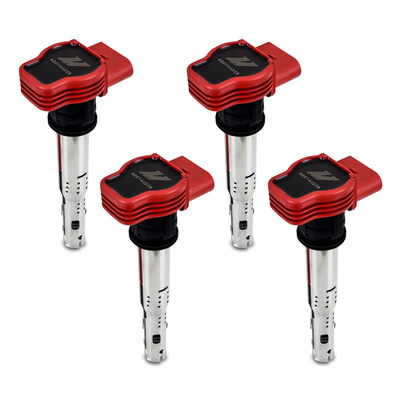 MISMMIG-VW-0604-Mishimoto 06-08 VW/Audi Four Cylinder Ignition Coil Set-Ignition Coils-Mishimoto