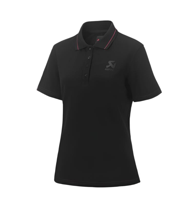 AKR802142-Akrapovic Corpo Polo Black Womens - XXL-Headwear-Akrapovic