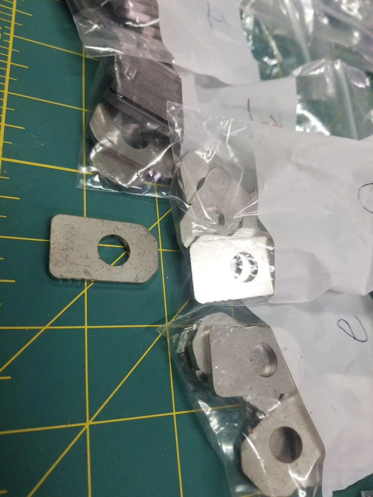AAD Performance TBA-1-9 control arm adjustment tabs, size range view, image 3 of 3