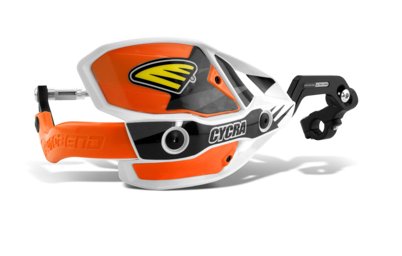 CYC1CYC-7408-22X-Cycra CRM Ultra 1-1/8 in. Clamp w/White Shields/Orange Covers-Hand Guards-Cycra