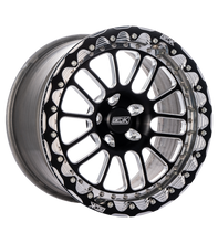 Load image into Gallery viewer, BLK15074100S24BS-SBL-Belak 15x7 / Honda AWD Rear / 4x100 BP / Series 2 Wheel - Single Beadlock-Wheels - Forged-Belak Wheels