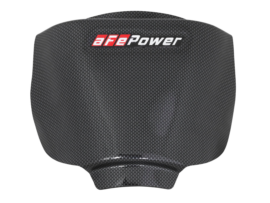 aFe aFe MagnumFORCE Intake Rain Shield 15-16 Dodge Challenger SRT Hellcat 6.2L V8 (sc) - Carbon Finish
