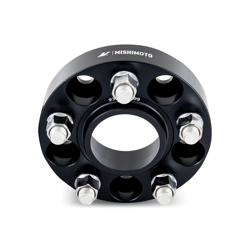 MISMMWS-008-250BK-Mishimoto Wheel Spacers - 5x100 - 56.1 - 25 - M12 - Black-Wheel Spacers & Adapters-Mishimoto