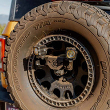 Load image into Gallery viewer, KCL7477-KC HiLiTES 21-24 Ford Bronco Spare Tire Carrier Light Mount w/ M12x1.5 Lug Nuts-Light Mounts-KC HiLiTES