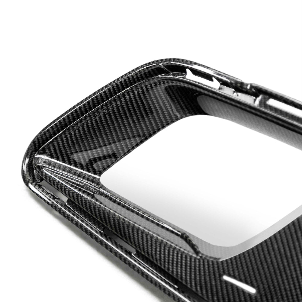 Anderson Composites Camaro ZL1 Carbon Fiber Air Duct Bezels – Angle View