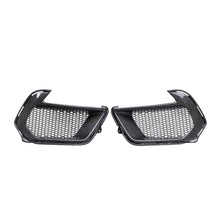 Load image into Gallery viewer, Close-Up View of Anderson Composites Carbon Fiber Air Duct Bezel Detailing and Gloss Finish