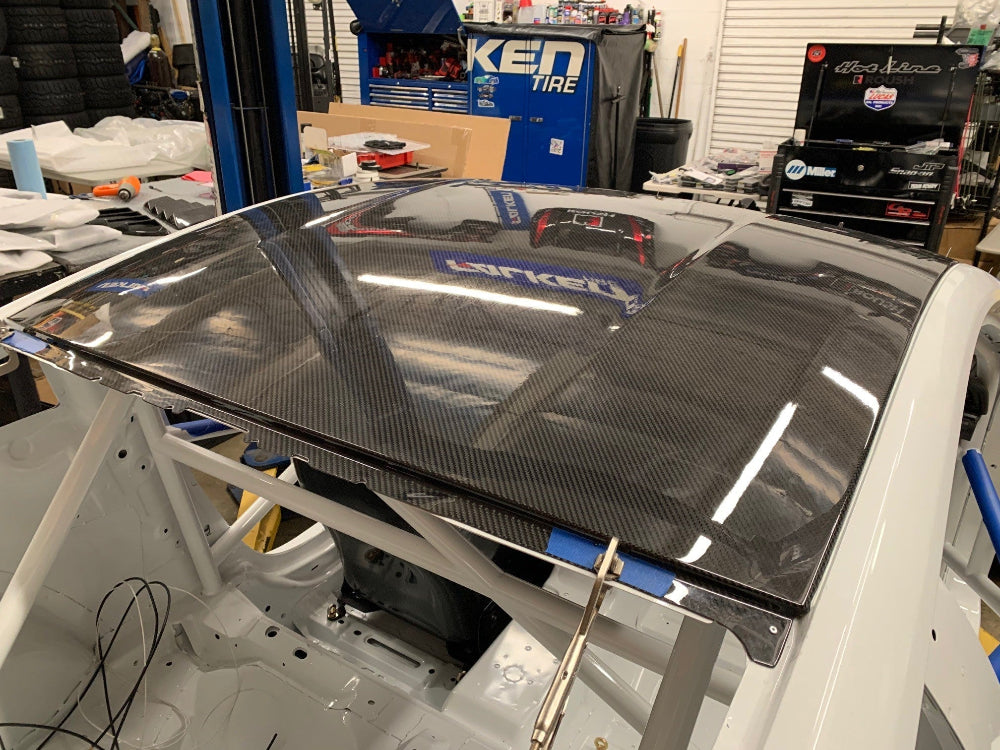 Close-up of handcrafted weave and edge detail on Anderson Composites roof