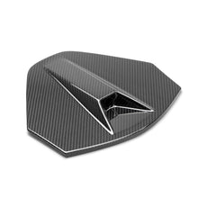Load image into Gallery viewer, Close-up of Anderson Composites C8 Corvette decklid housing with carbon weave finish