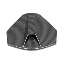 Load image into Gallery viewer, Rear angle showing OE backup camera integration on carbon fiber decklid panel