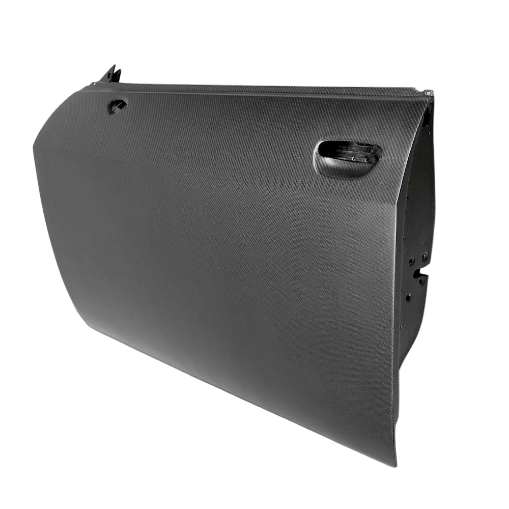 Dry Carbon Fiber Doors for Dodge Challenger – Close-Up