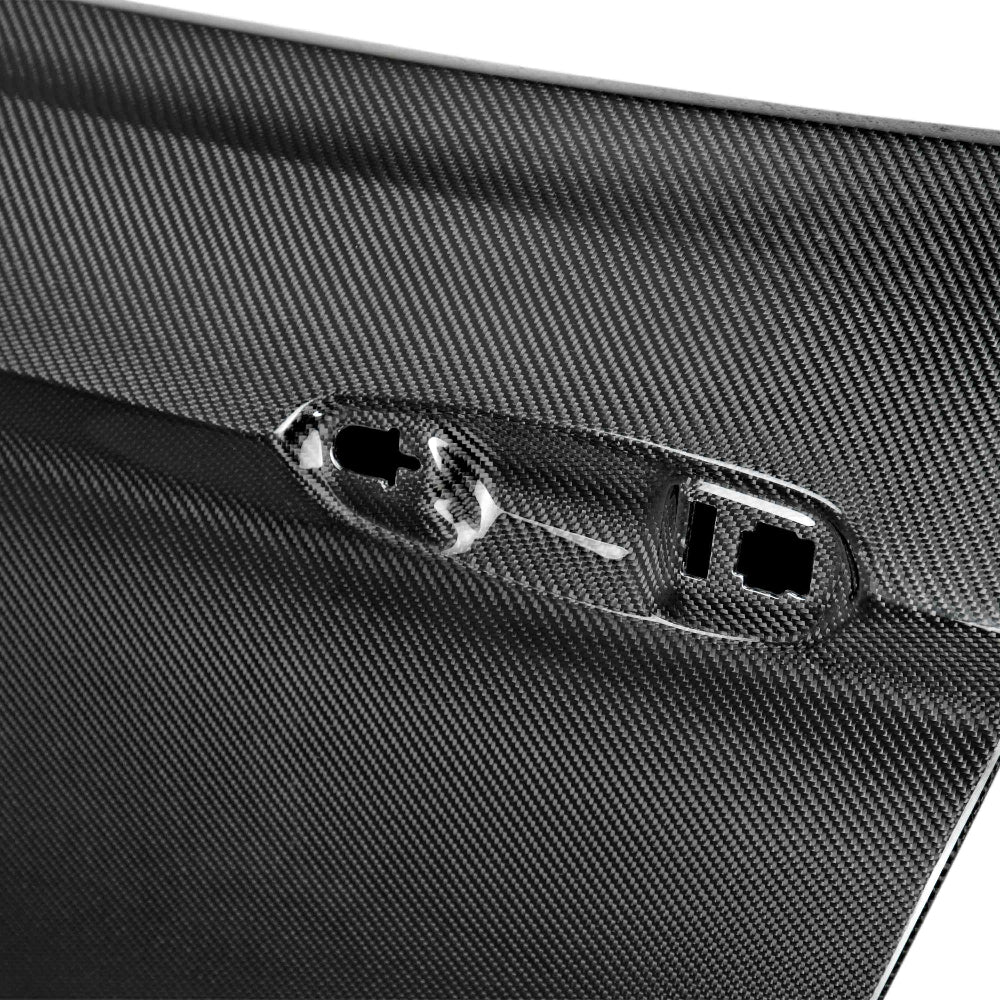 Anderson Composites 2015–2023 Mustang Carbon Fiber Doors – Pair Top Layout