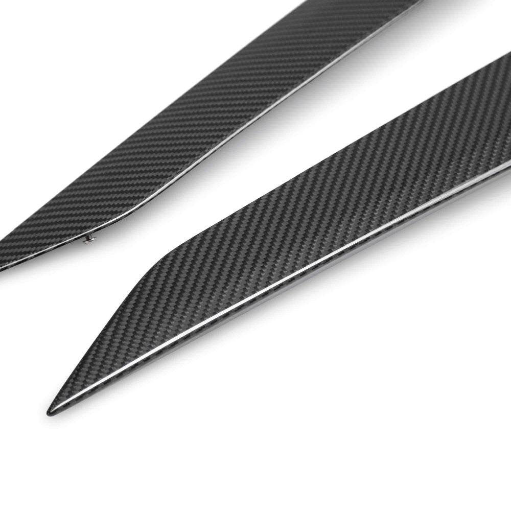 Anderson Composites Corvette C8 Carbon Fiber Door Handle Covers – Pair Top View