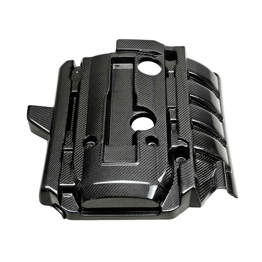 Anderson Composites Mustang EcoBoost Carbon Fiber Engine Cover – Top View