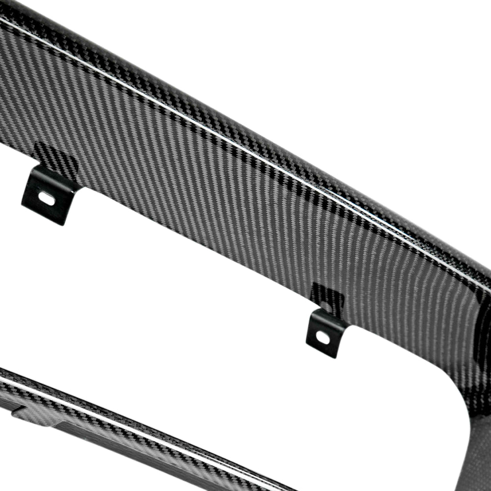 Anderson Composites Carbon Fiber Exhaust Surround – close-up finish